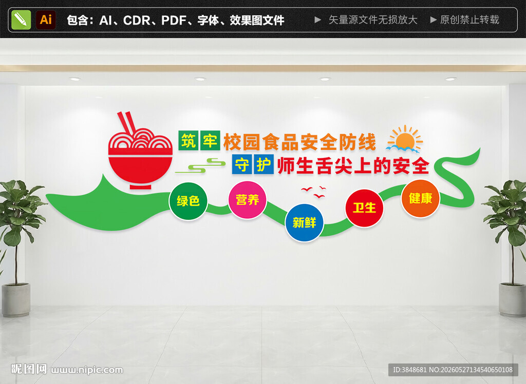 校园食品安全文化墙