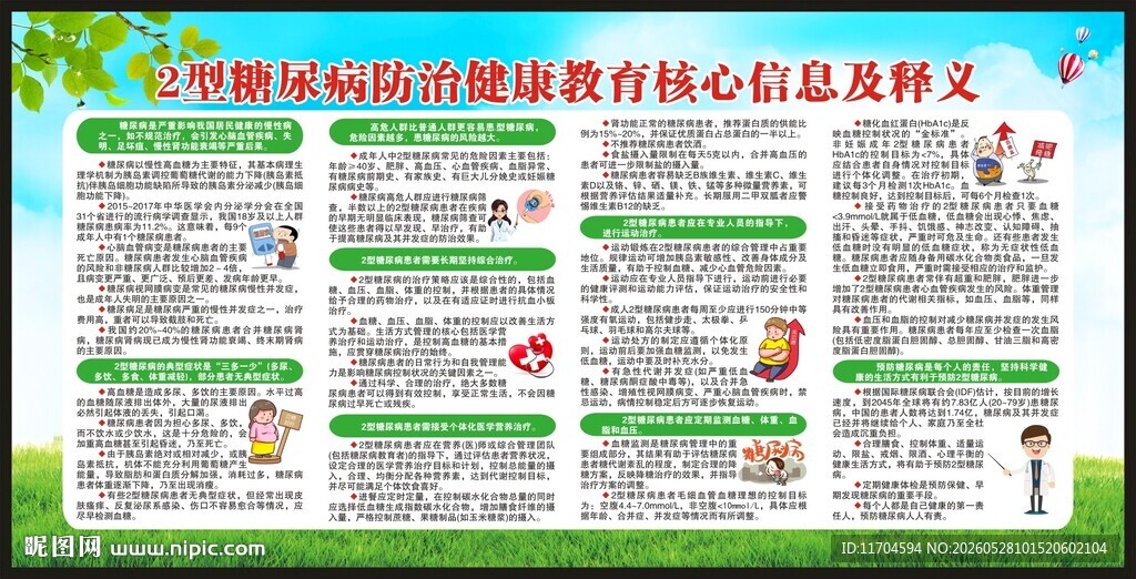 联合国糖尿病日宣传栏