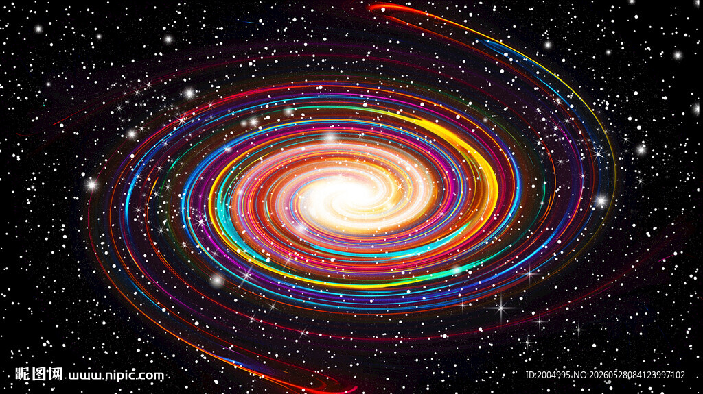 炫彩星空旋涡