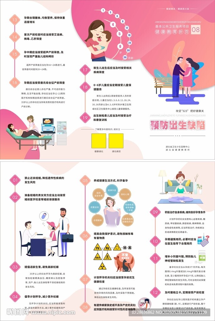 预防出生缺陷折页