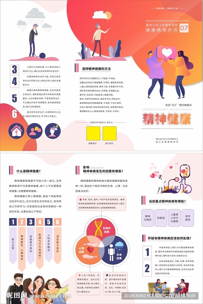 精神健康折页