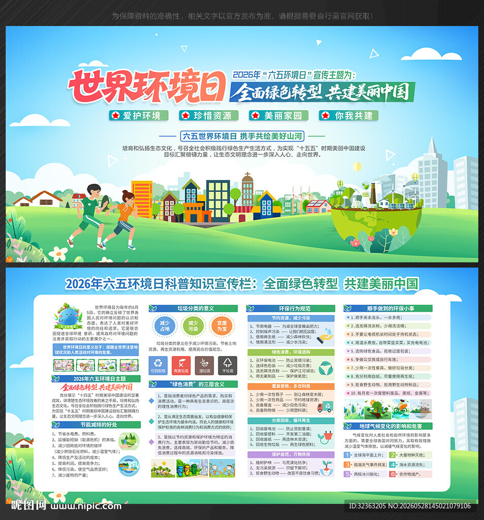世界环境日展板世界环境日
