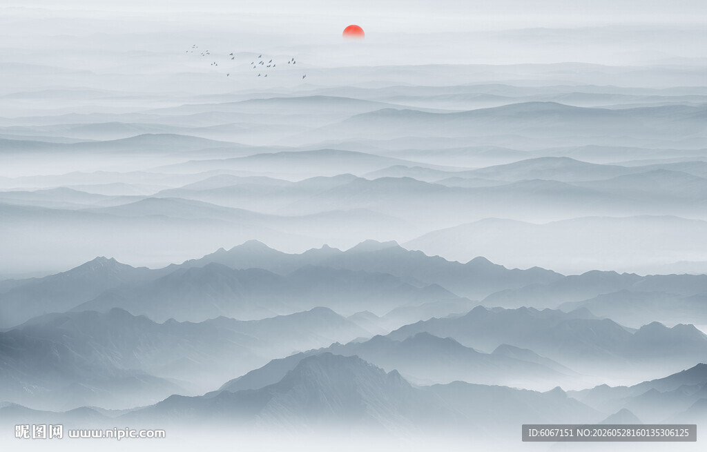 新中式山水画