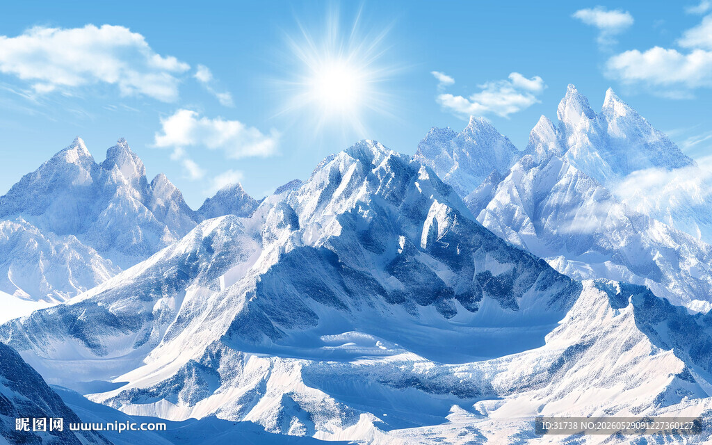 珠峰雪山