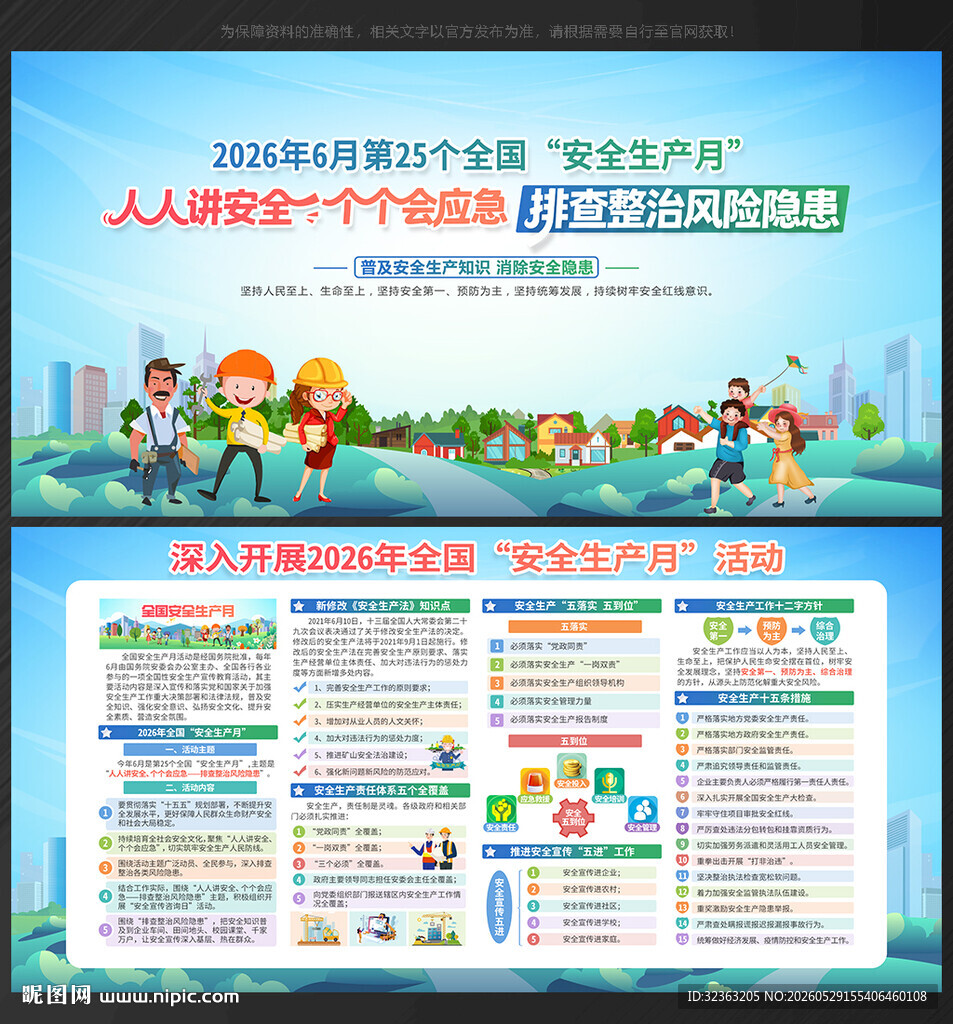2026安全生产展板