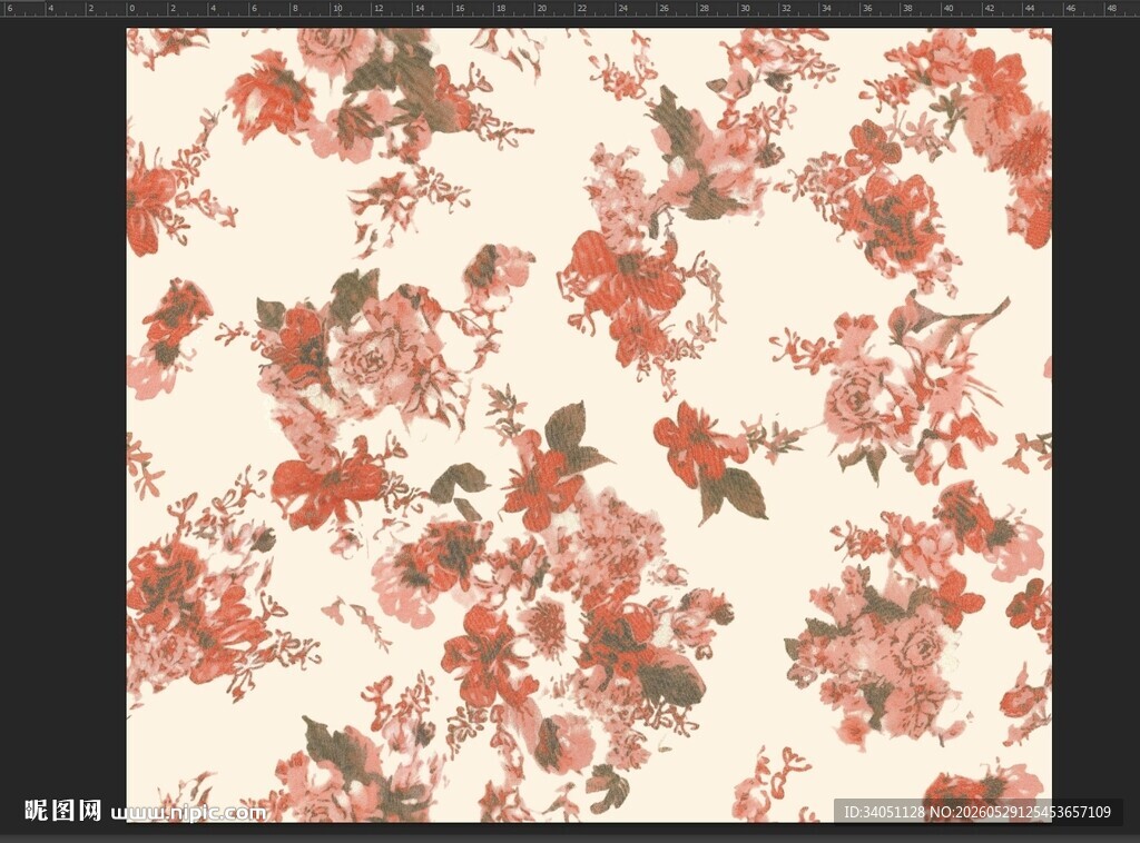 花卉图案背景纹理