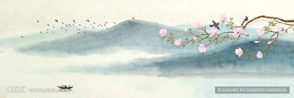 床头画 水墨画