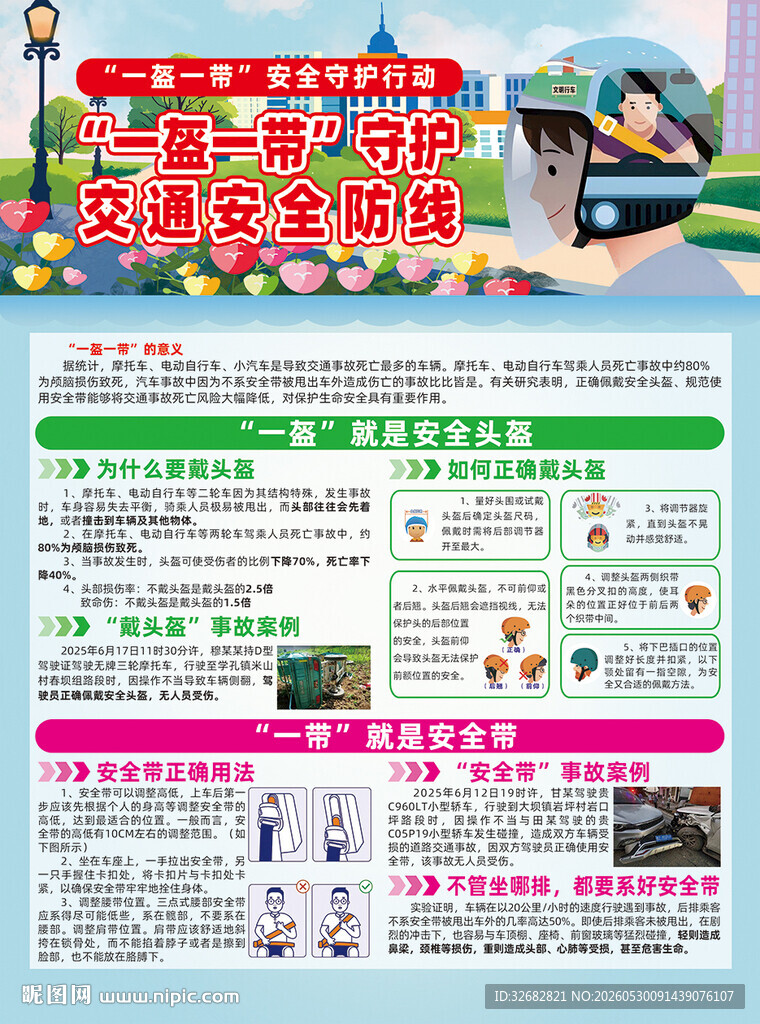 一盔一带守护交通安全防线