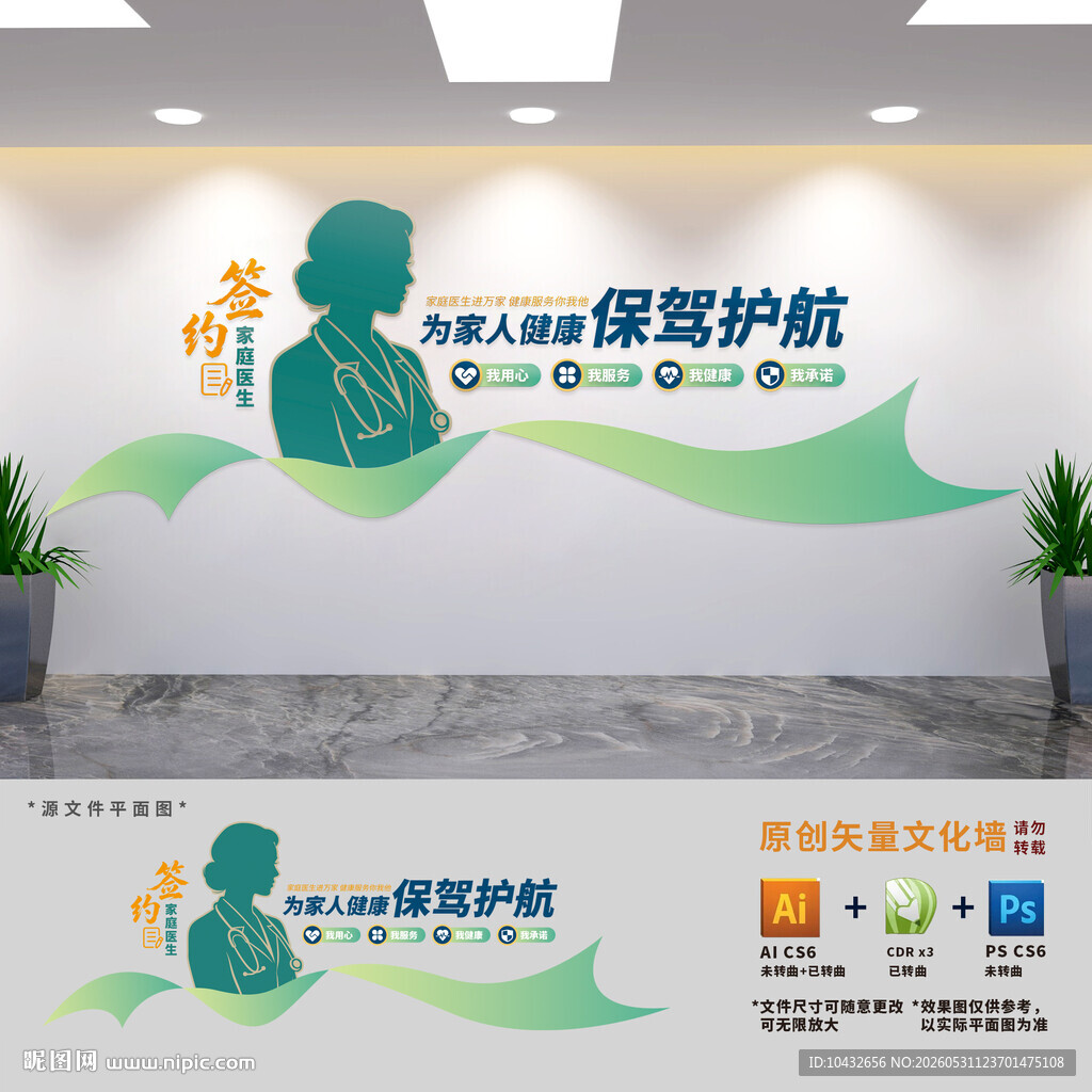 签约家庭医生文化墙