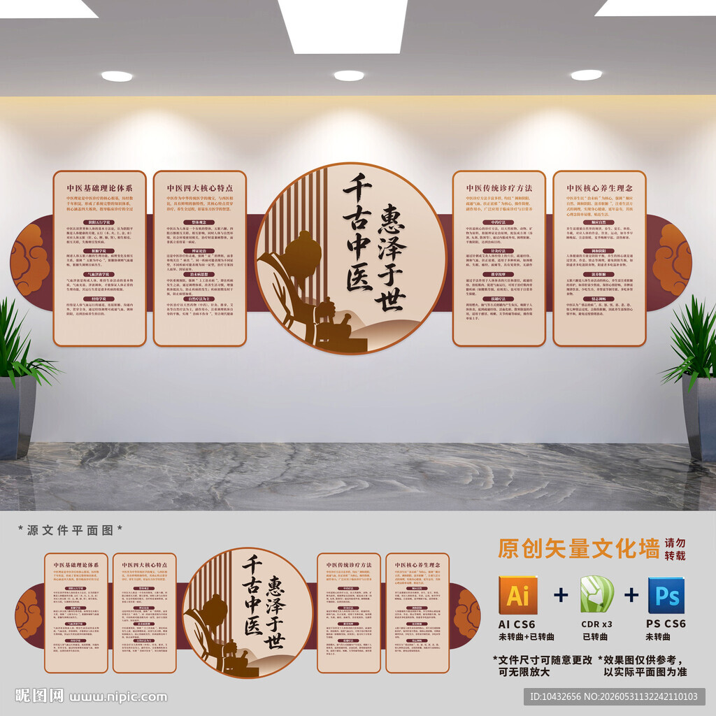 中医展板文化墙