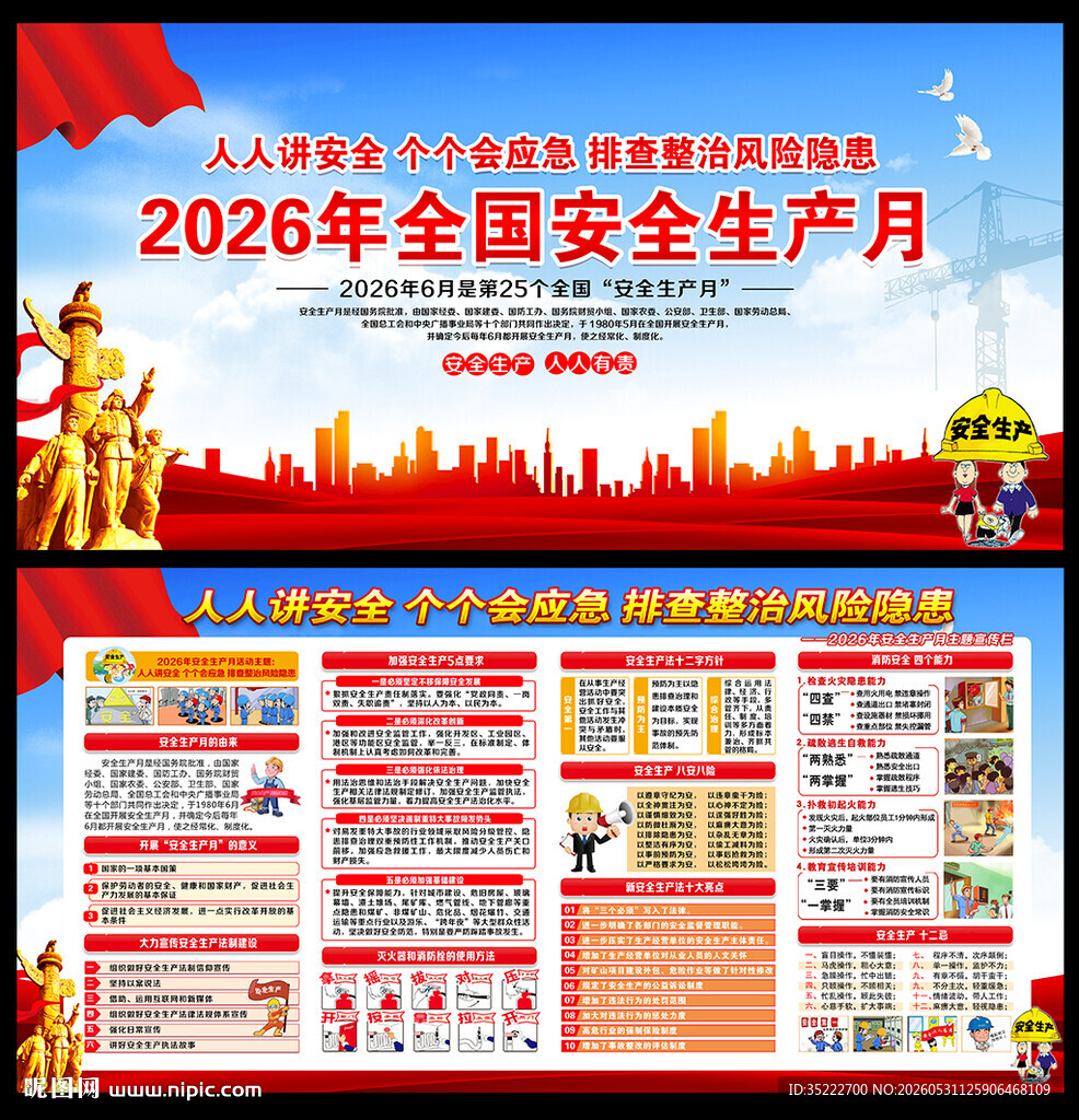 2026年安全月展板