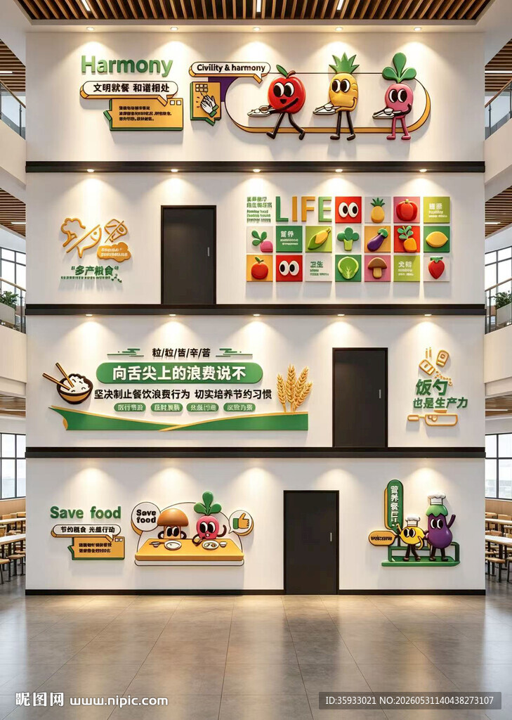 食堂文化墙