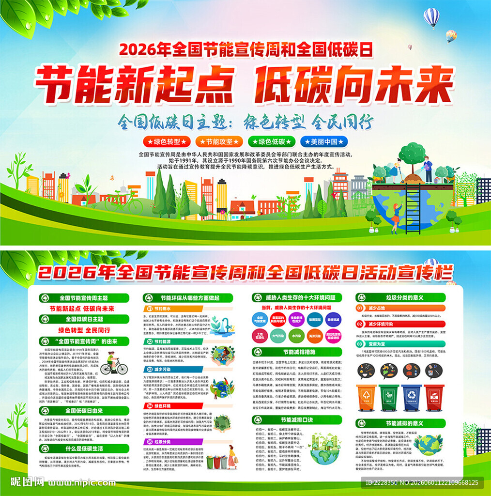 2026节能宣传海报