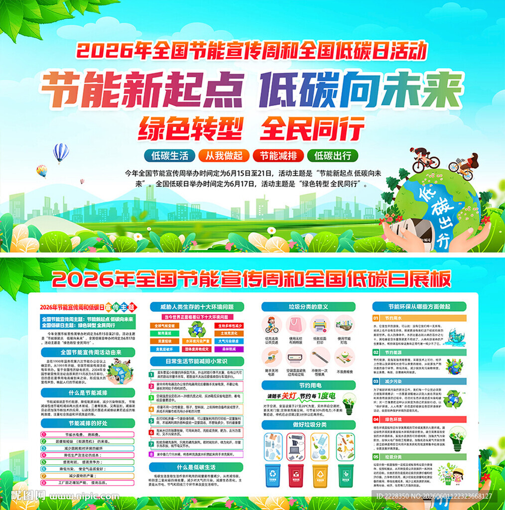 节能新起点 低碳向未来海报