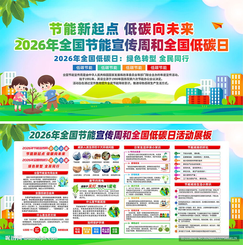 2026年全国节能低碳宣传海报
