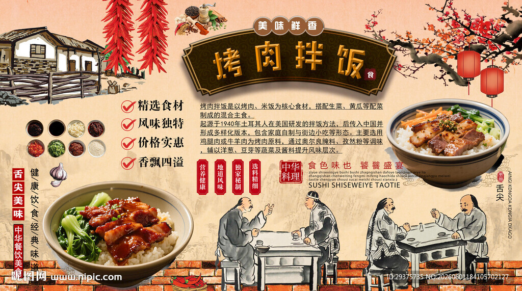 烤肉拌饭