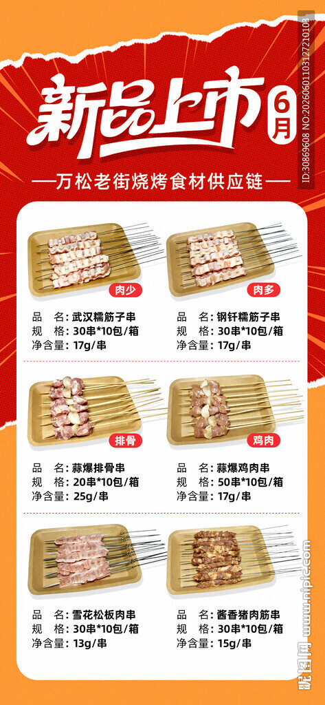 新品上市美食展示