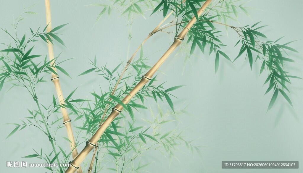 水墨竹子