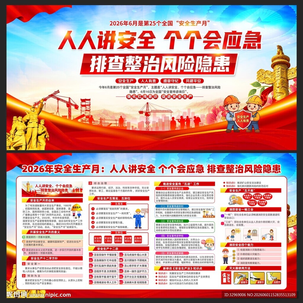 安全生产月宣传栏