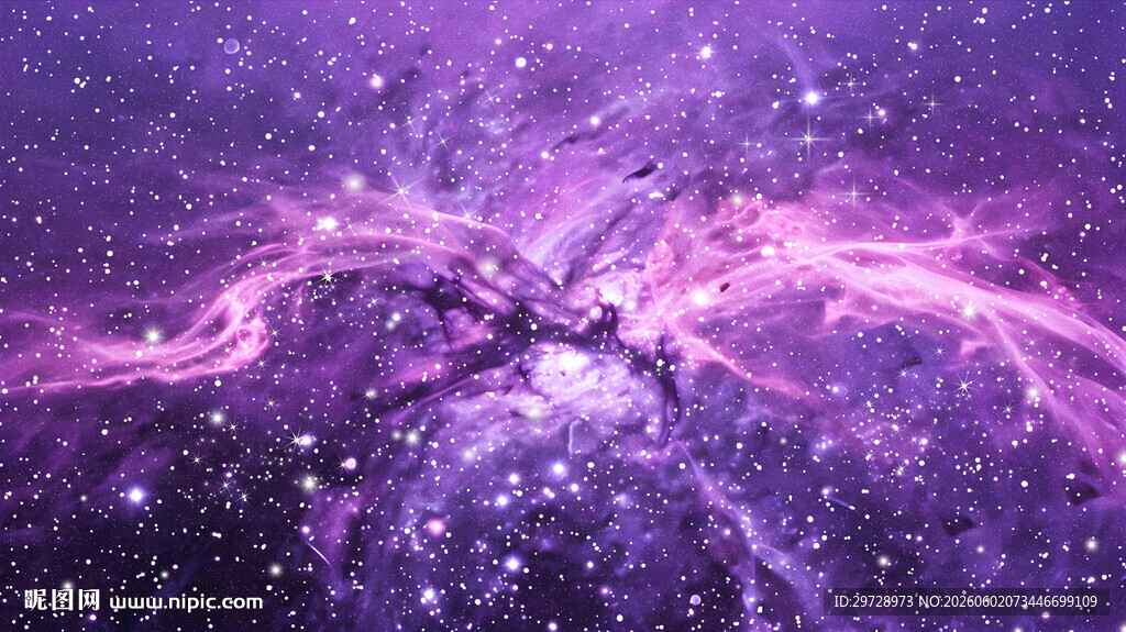 紫色星空