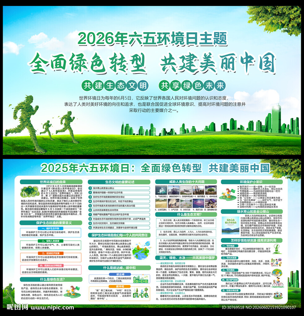 2026年世界环境日宣传栏
