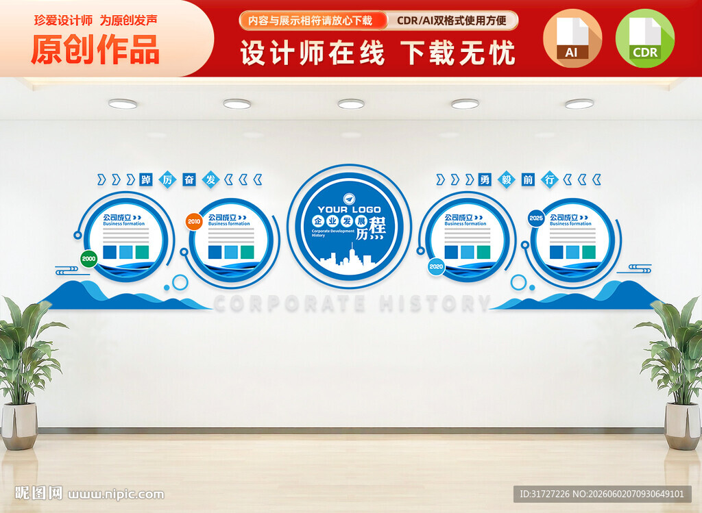 发展历程文化墙
