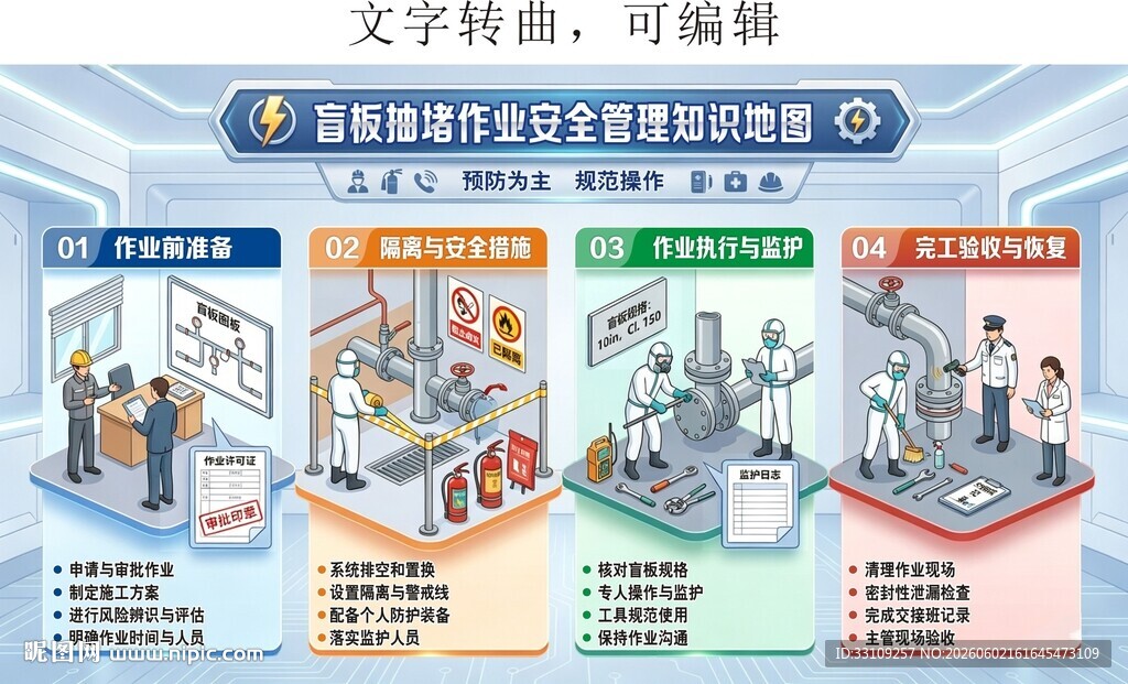 工程 盲板抽堵作业安全管理知识