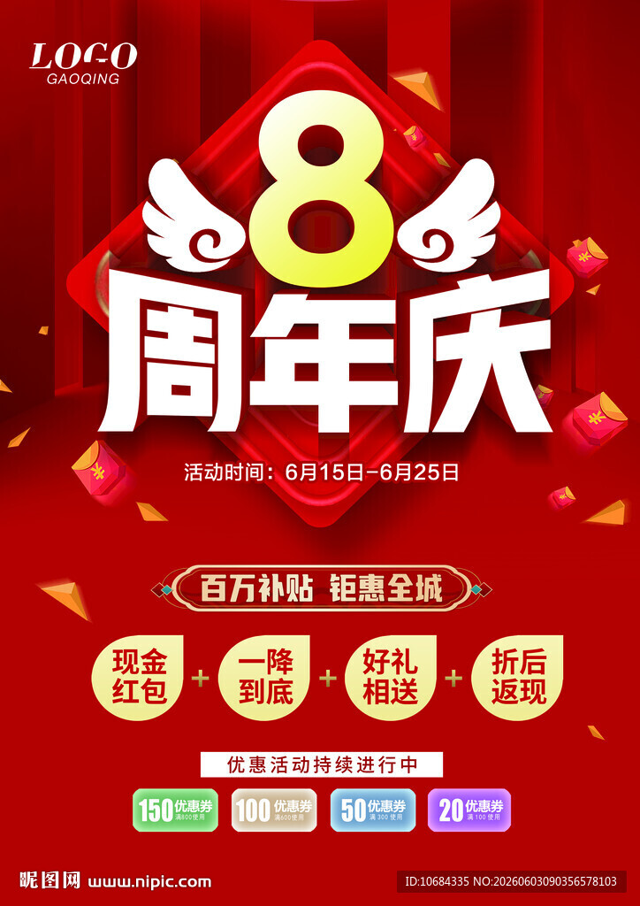 8周年