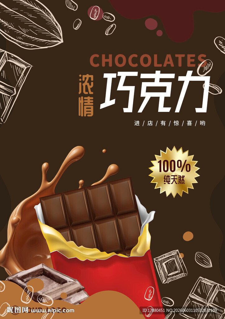 巧克力海报