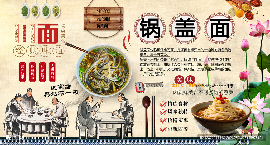 锅盖面背景墙