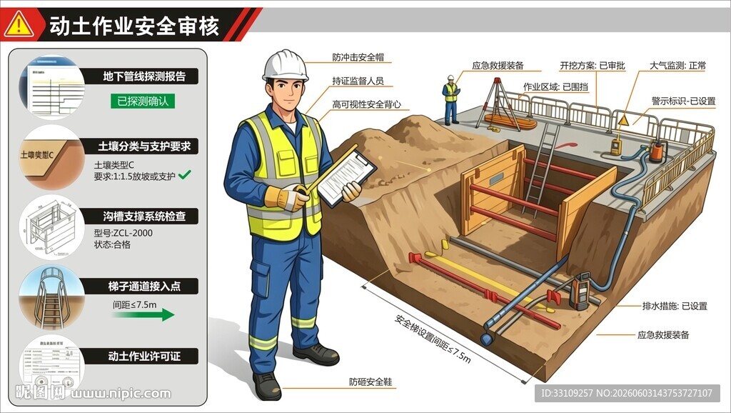 八大特殊作业 动土作业安全审核