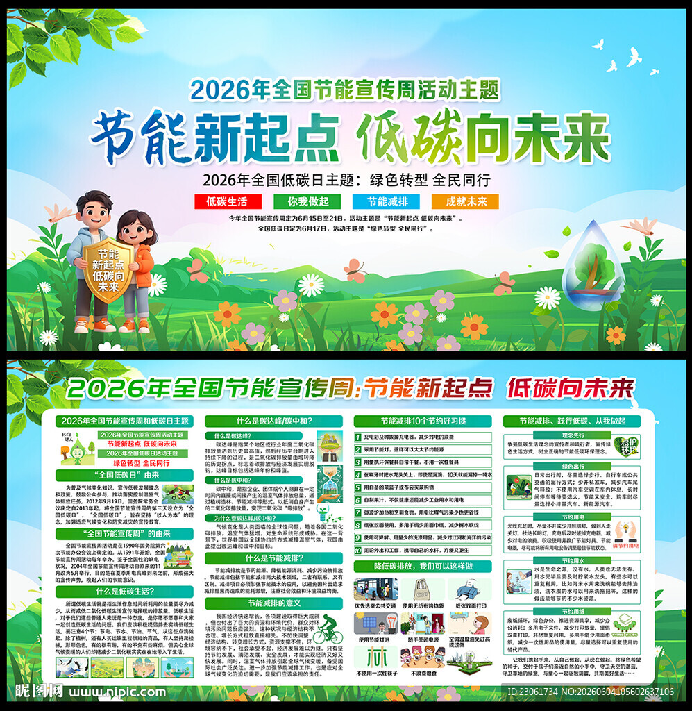 2026年节能宣传周宣传栏