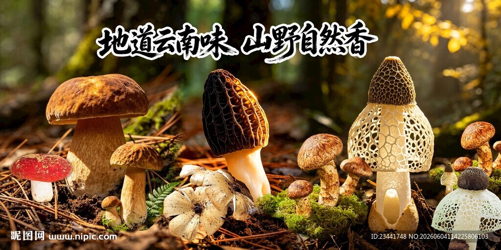 野生菌广告 