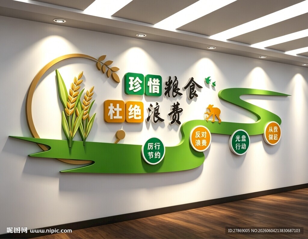 食堂餐厅标语文化墙