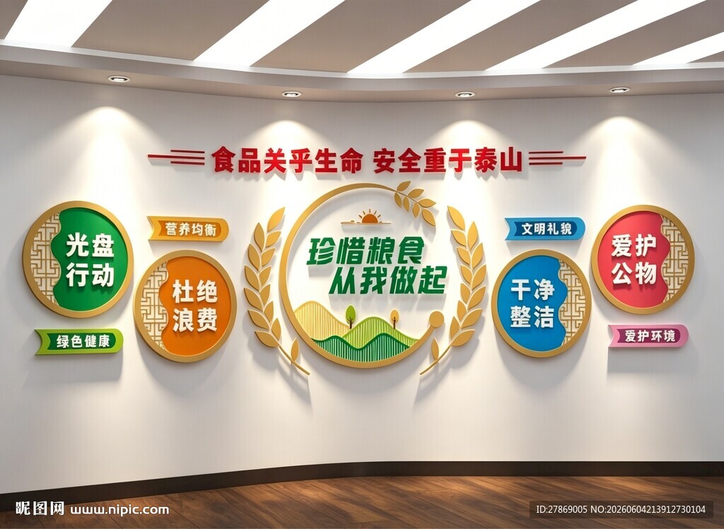 食堂餐厅食品安全文化墙
