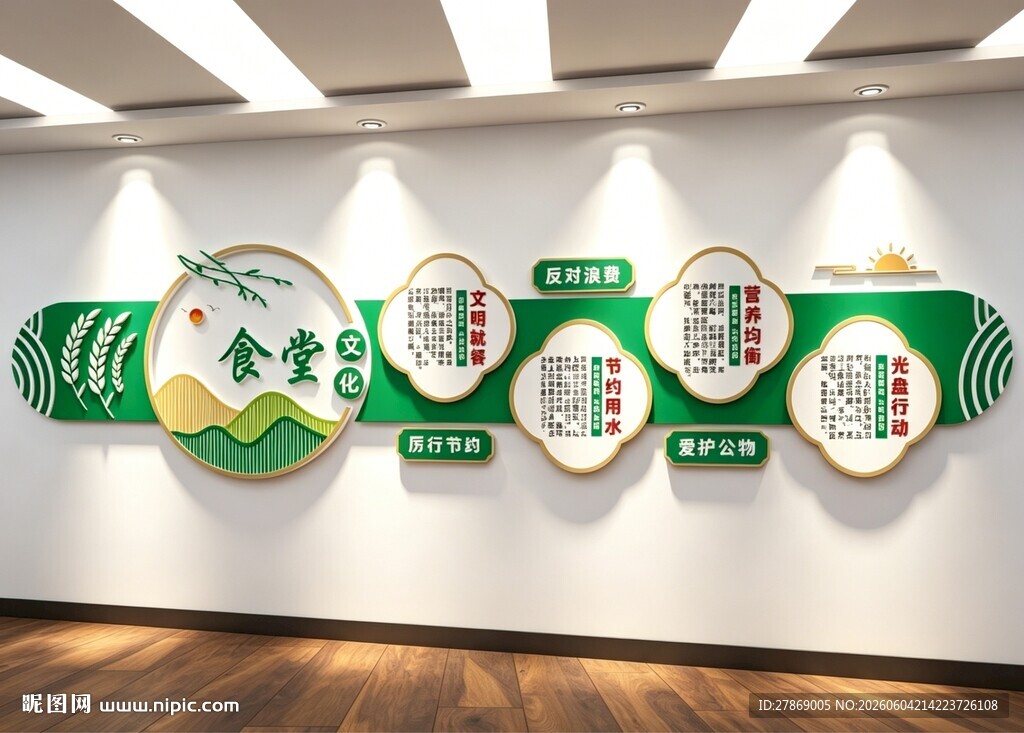 食堂文化墙