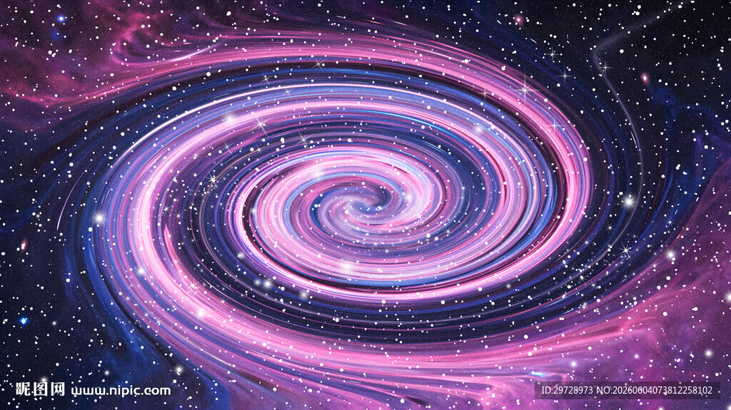 梦幻唯美星空漩涡