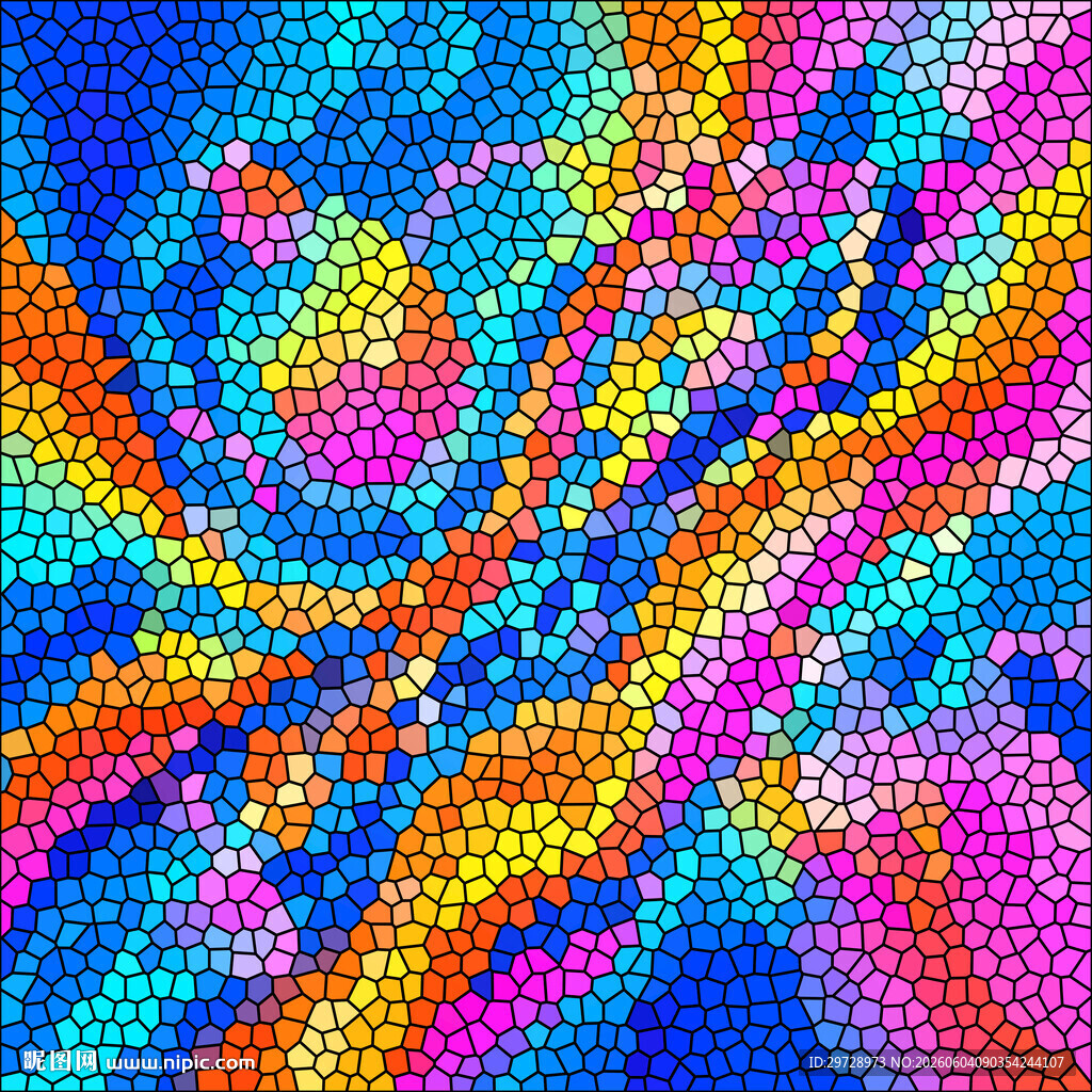 彩色染色玻璃