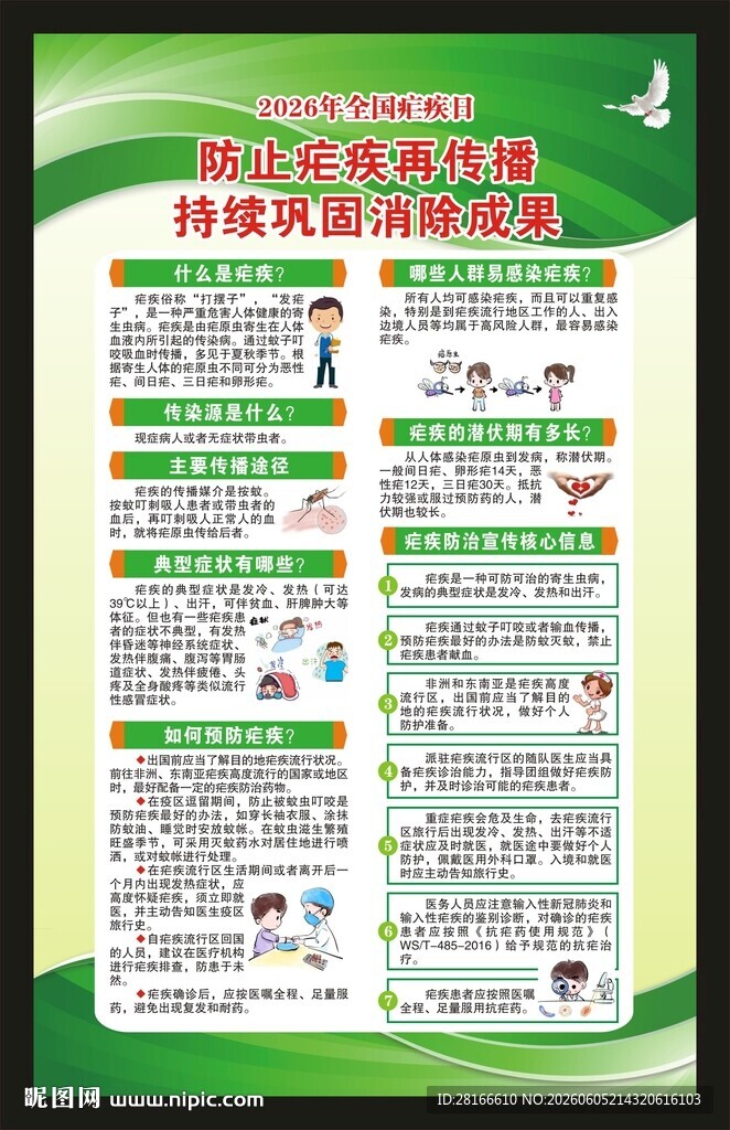 全国疟疾日海报