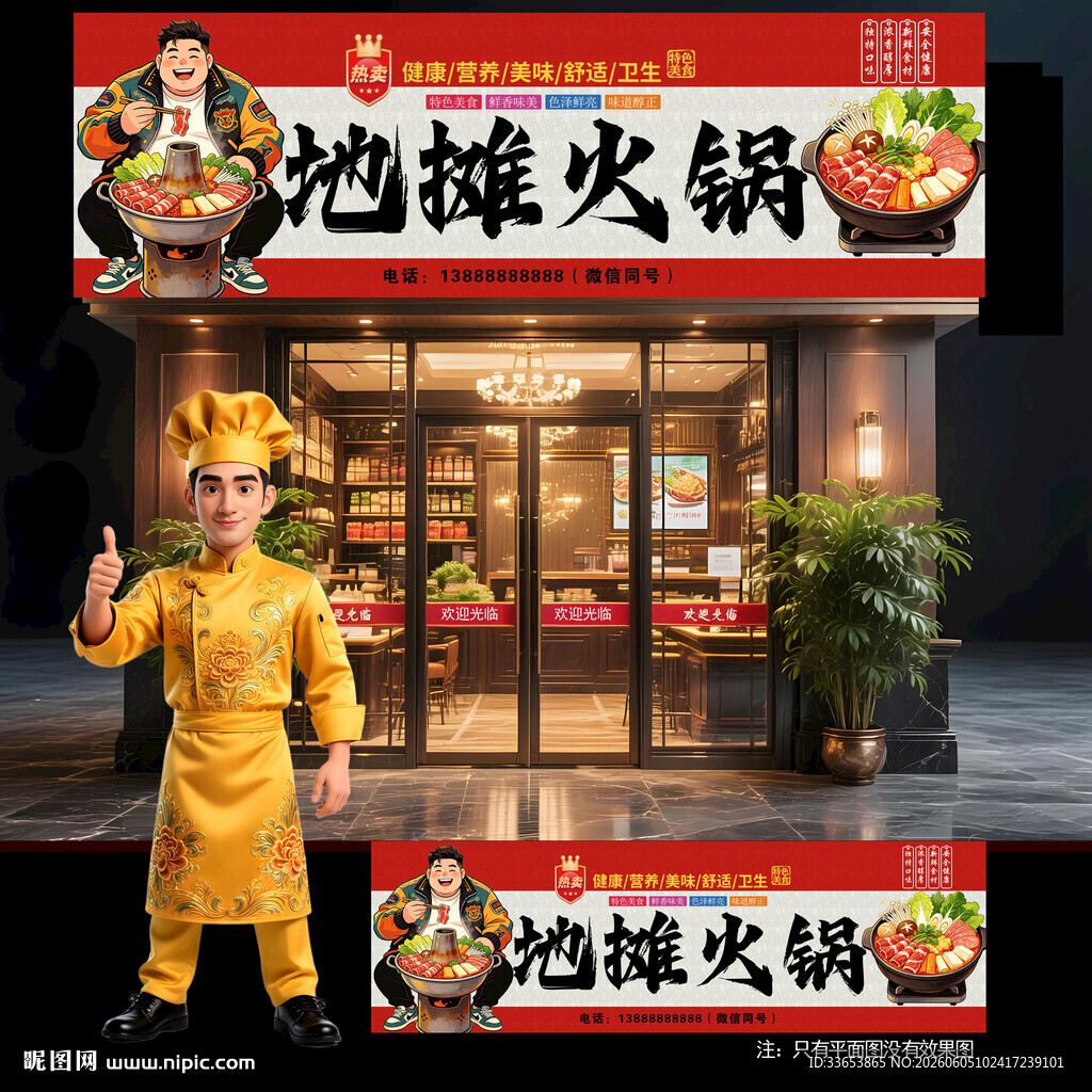地摊火锅