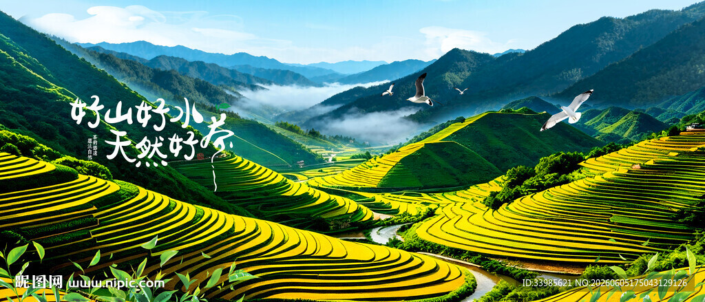 梯田茶园