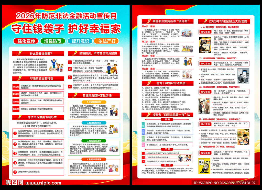 2026年防范非法集资宣传单