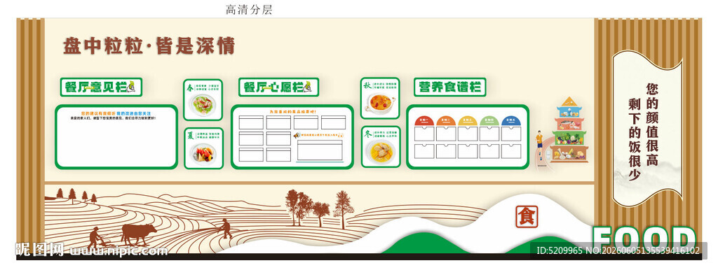 食堂文化墙