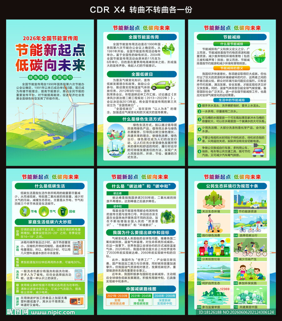 2026全国节能宣传周海报