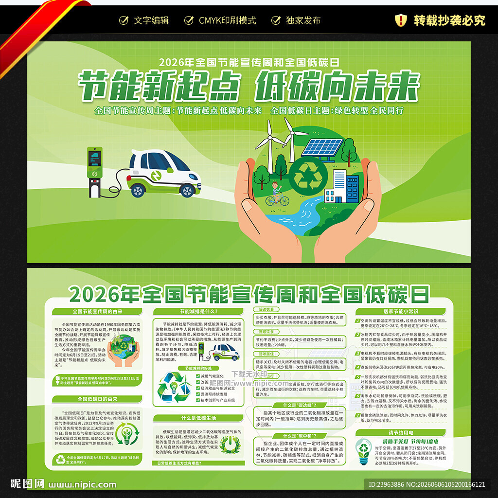 2026年全国节能宣传周宣传栏