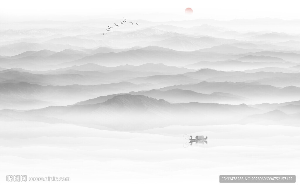 新中式山水画