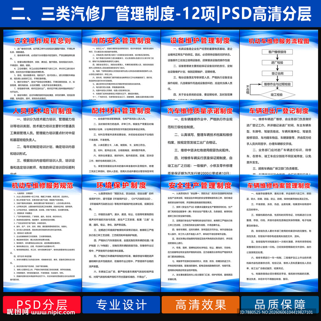 二类三类汽修厂管理制度