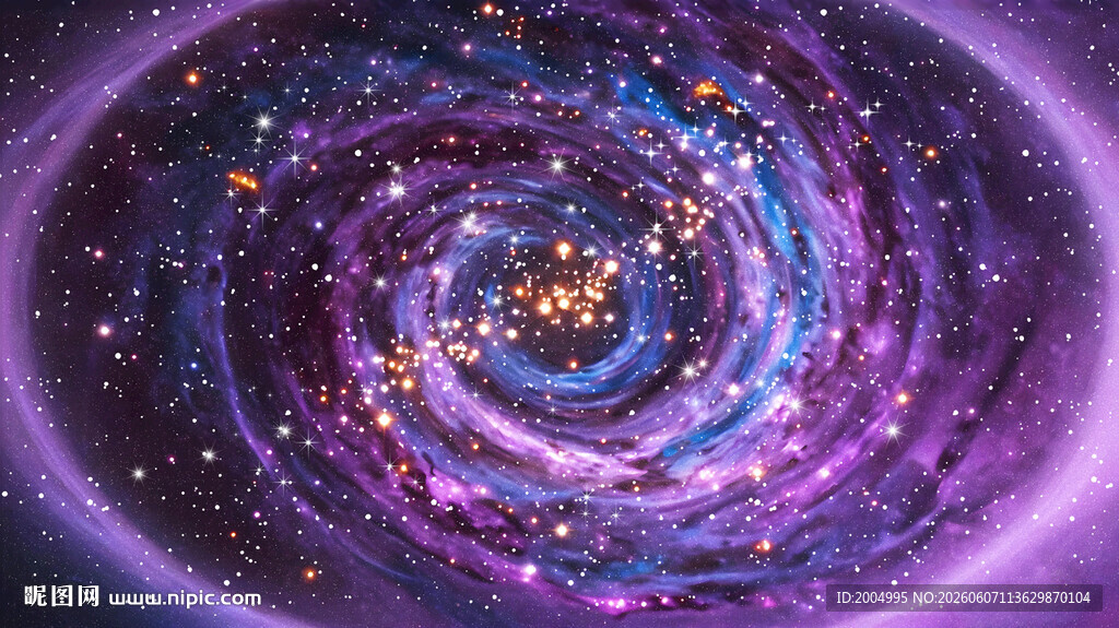 紫色太气宇宙星空天花吊顶