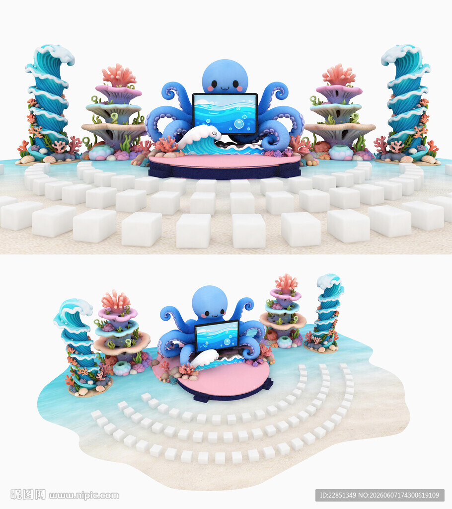 海洋美陈设计