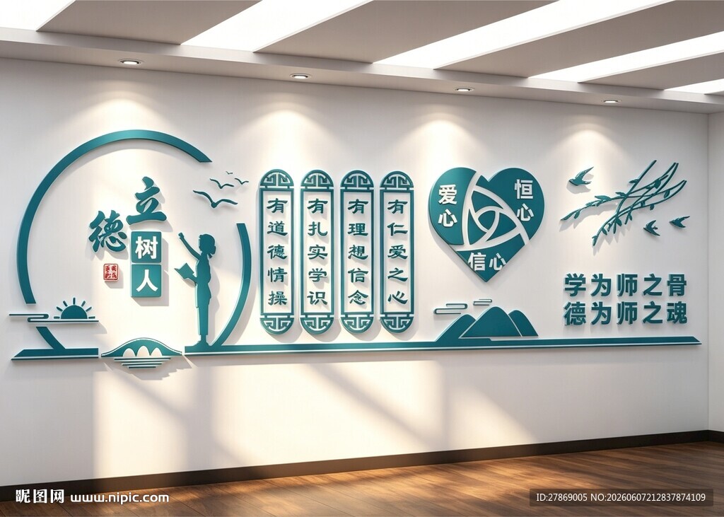 老教师办公室文化墙